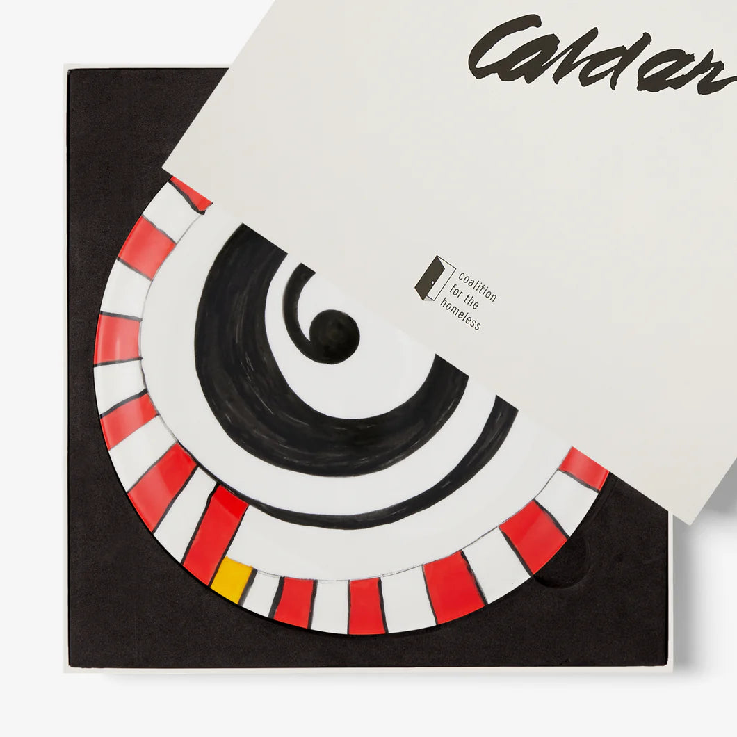 Alexander Calder Plate for Coalition for the Homeless