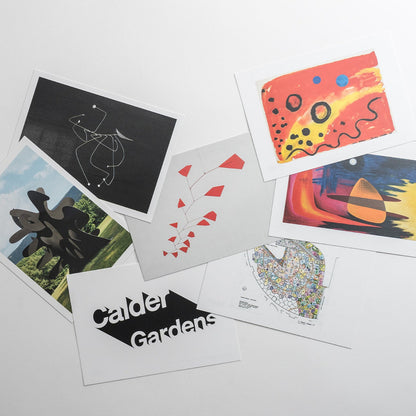 Calder Gardens postcard deck