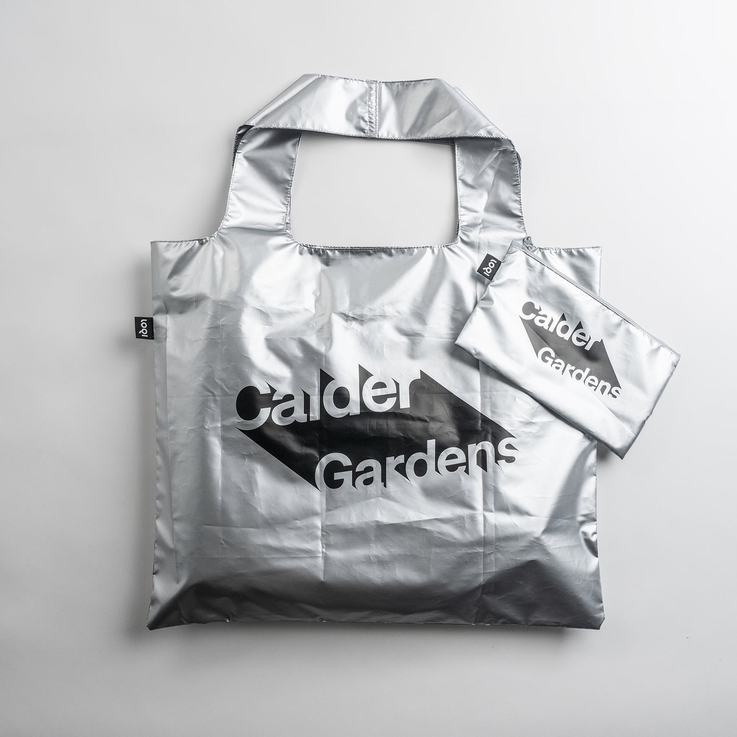 Calder Gardens logo silver tote