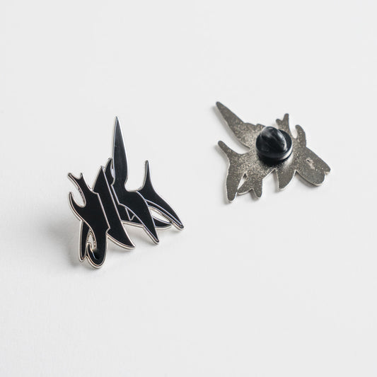 "Cock's Comb" stabile enamel pin