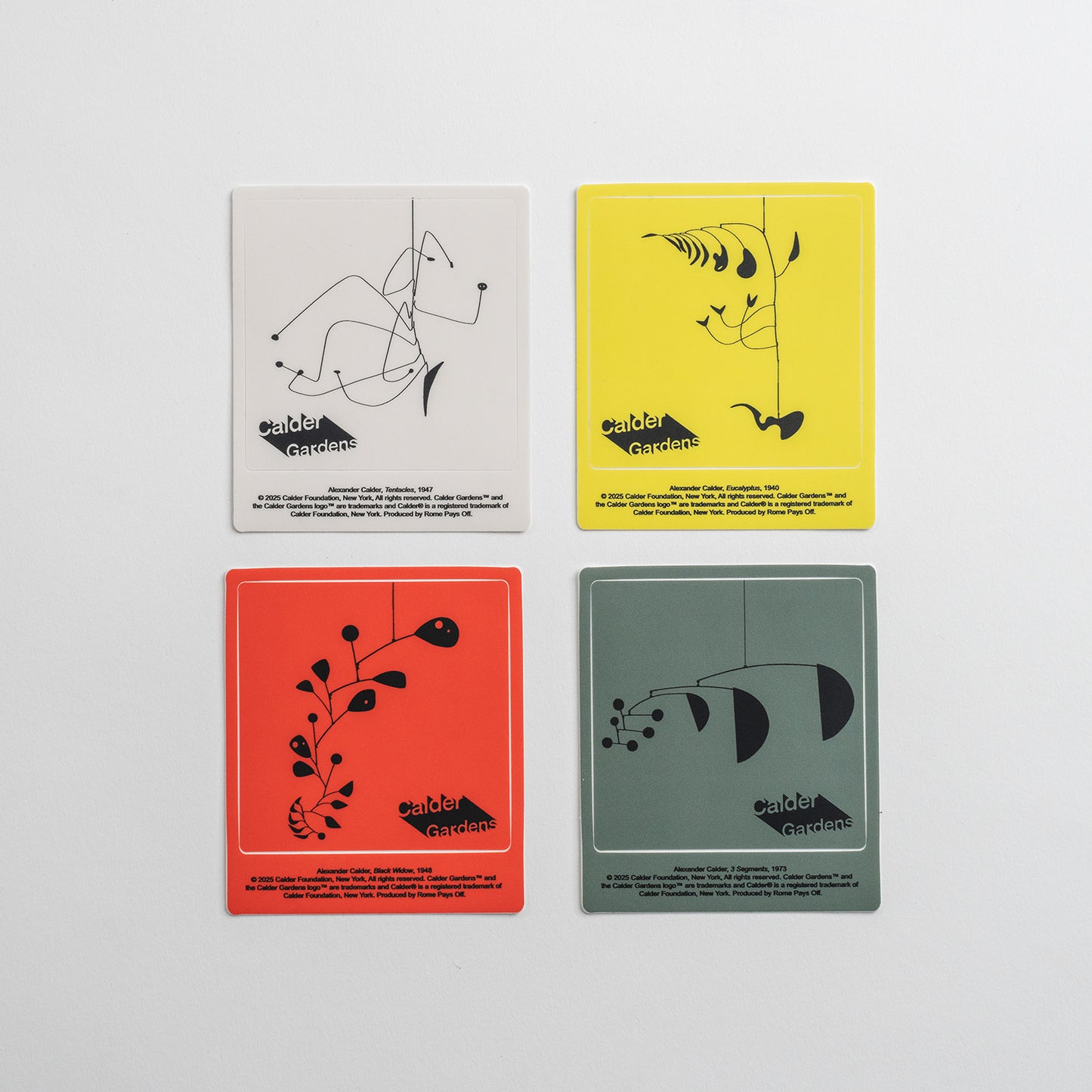 Calder mobile sticker