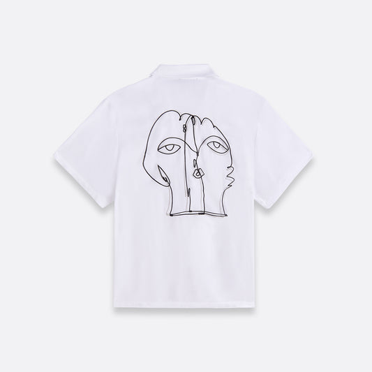 Calder “Kiki” embroidered cabana shirt